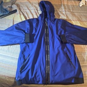 NIKE BLUE LIGHT RAIN JACKET